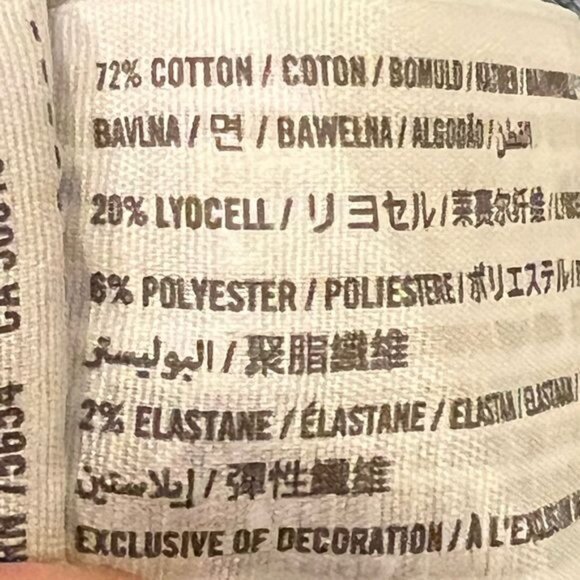 Abercrombie & Fitch A&F Simone High Rise Ankle Tuxedo Red Stripe Jeans Size 6 - Picture 13 of 13